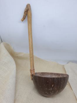 Soup Ladle from Coconut Shell